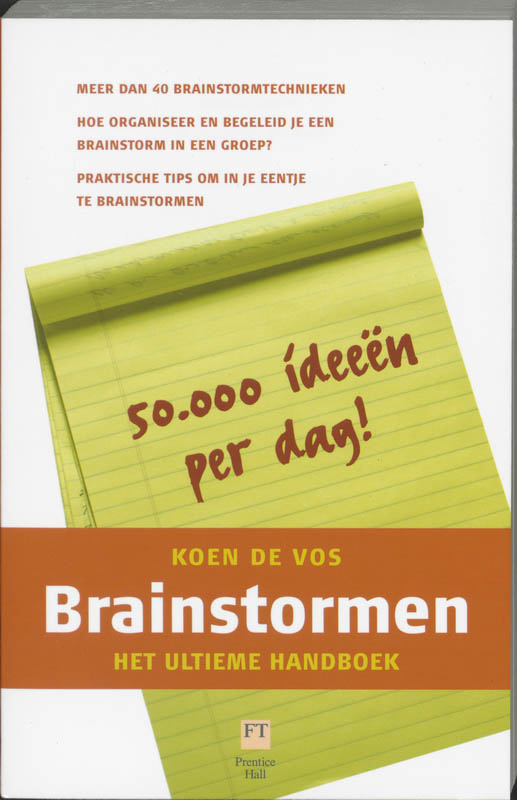 Omslag van Brainstormen 50.000 ideeen per dag!