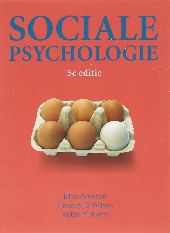 Omslag van Sociale psychologie