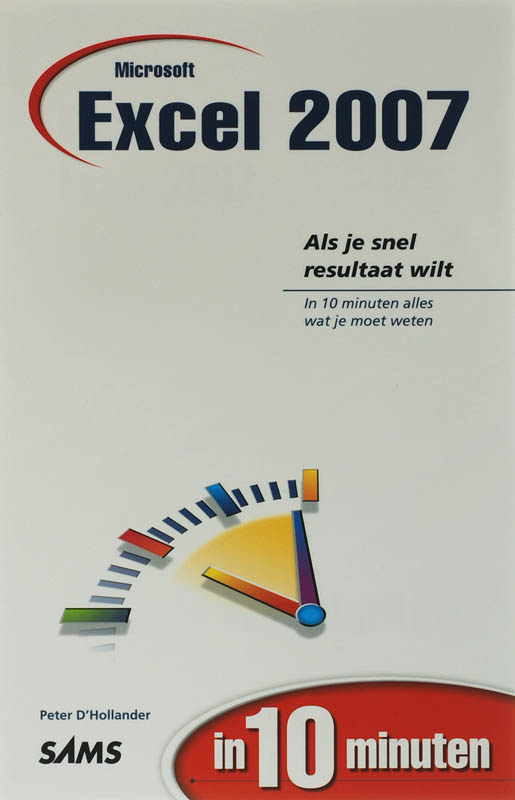 Omslag van Excel 2007 in 10 minuten