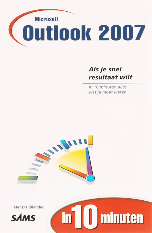 Omslag van Microsoft Outlook 2007 in 10 minuten