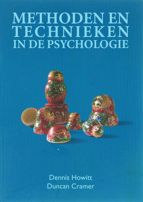 Omslag van Methoden en technieken in de psychologie