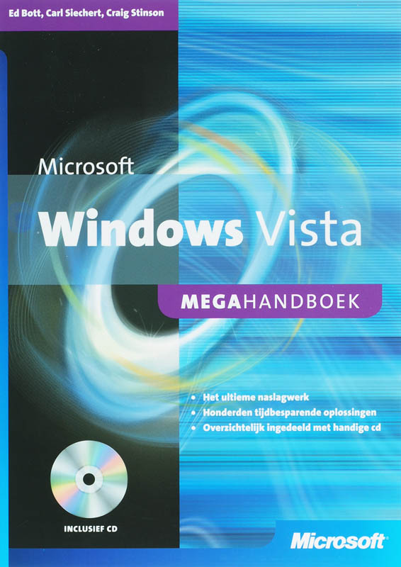 Omslag van Microsoft Megahandboek Windows Vista