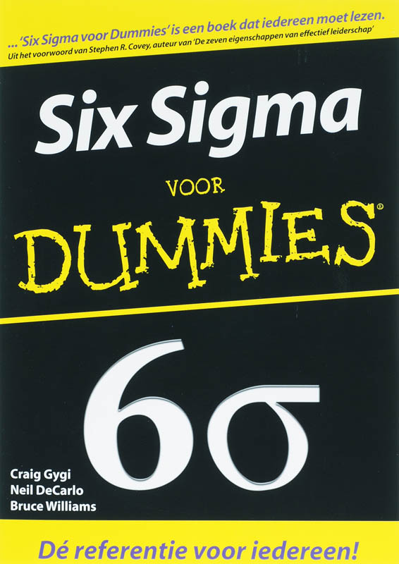 Omslag van Six Sigma voor Dummies