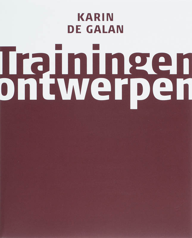 Omslag van Trainingen ontwerpen