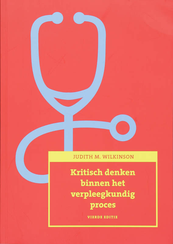 Omslag van Kritisch denken binnen het verpleegkundig proces