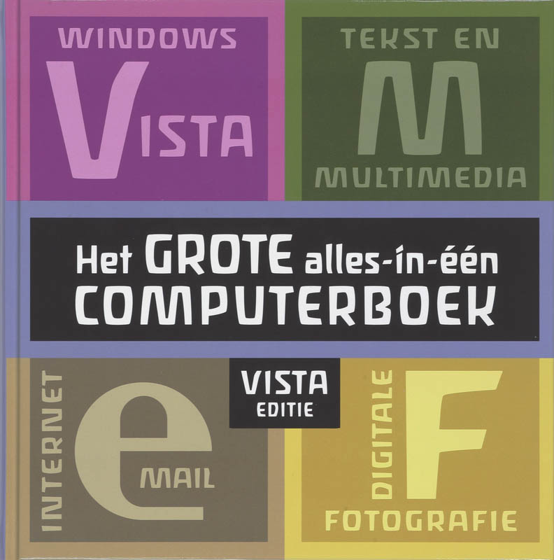 Omslag van Het grote alles-in-één computerboek, Vista editie