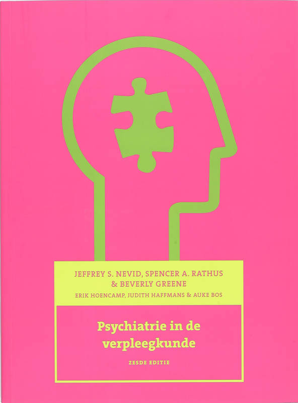 Omslag van Psychiatrie in de verpleegkunde