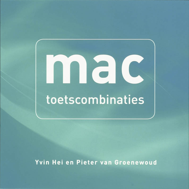 Omslag van Toetscombinaties voor de Mac