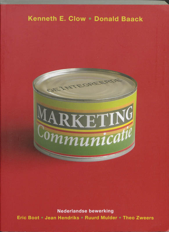 Omslag van Geintegreerde marketingcommunicatie