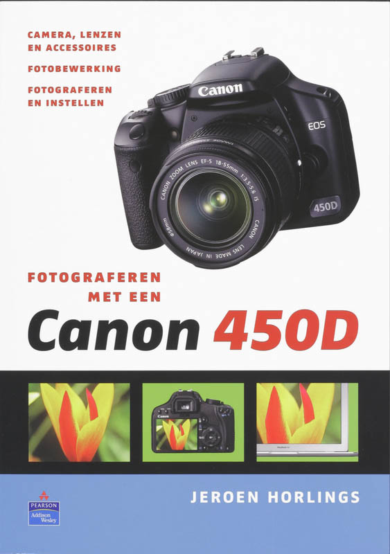 Omslag van Fotograferen met een Canon 450D