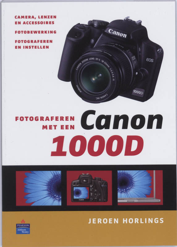 Omslag van Fotograferen met een Canon 1000D