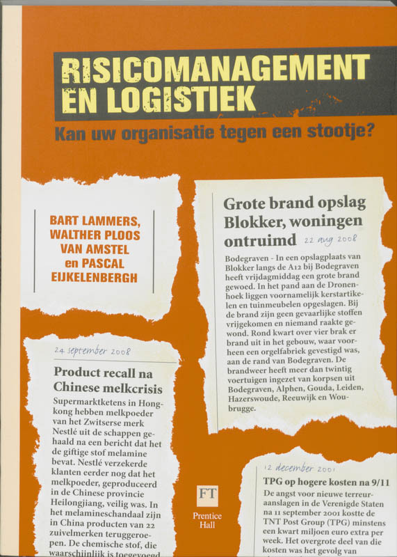 Omslag van Risicomanagement en logistiek