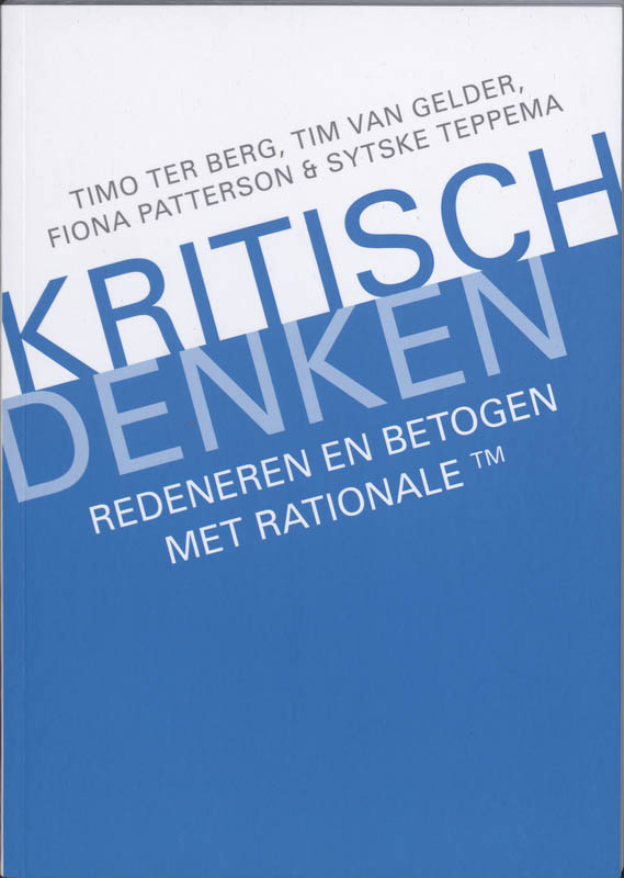 Omslag van Kritisch denken