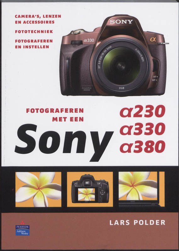 Omslag van Fotograferen met een Sony A230, A330 en A380