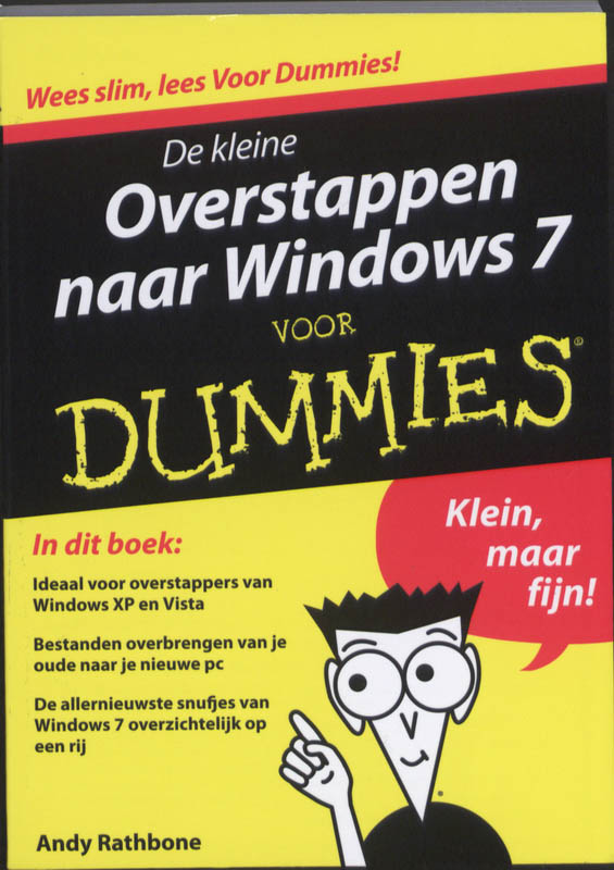 Omslag van De kleine Overstappen naar Windows 7 voor Dummies