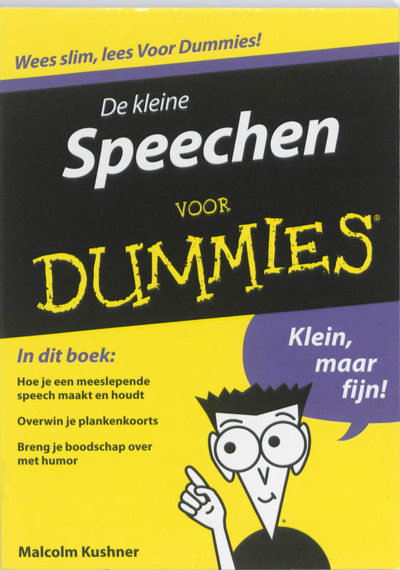 Omslag van De kleine Speechen voor Dummies