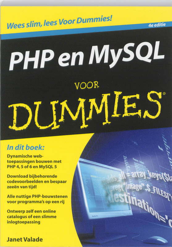 Omslag van PHP en MySQL voor Dummies