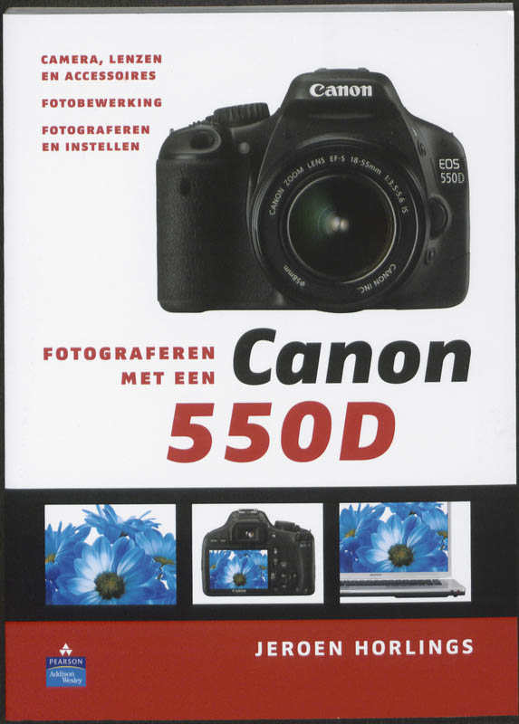 Omslag van Fotograferen met een Canon 550D