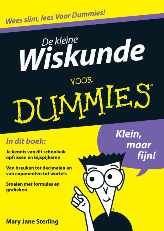Omslag van De kleine wiskunde voor Dummies
