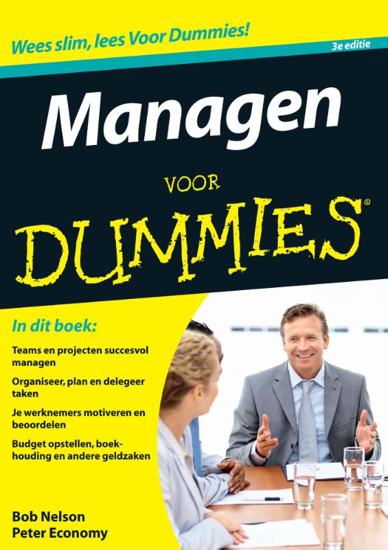 Omslag van Managen voor Dummies