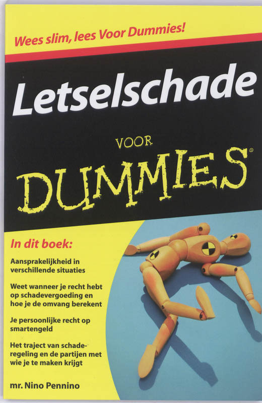 Omslag van Letselschade voor Dummies