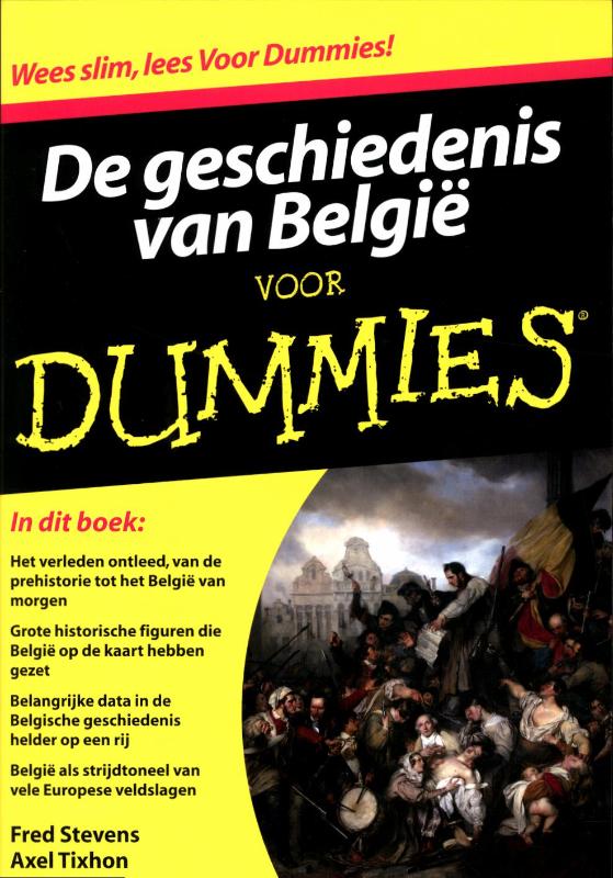 Omslag van De geschiedenis van België voor Dummies