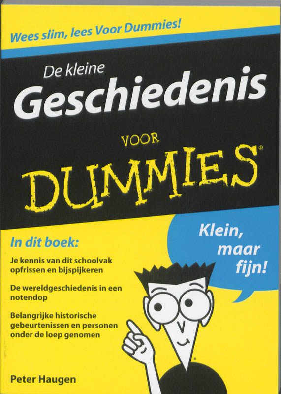 Omslag van De kleine Geschiedenis voor Dummies