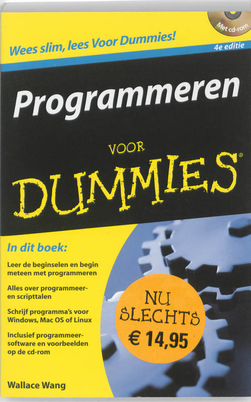 Omslag van Programmeren voor Dummies