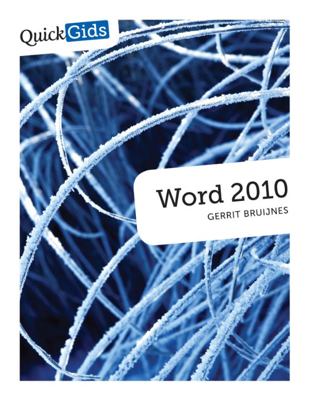 Omslag van Word 2010