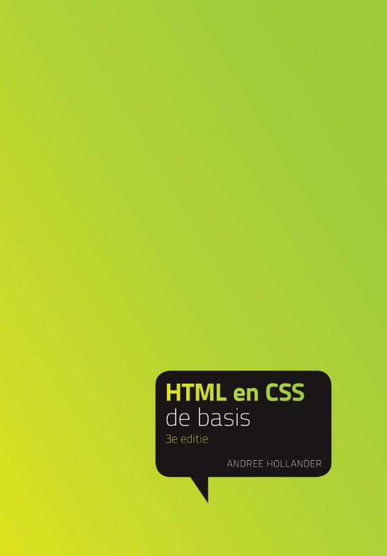 Omslag van HTML en CSS