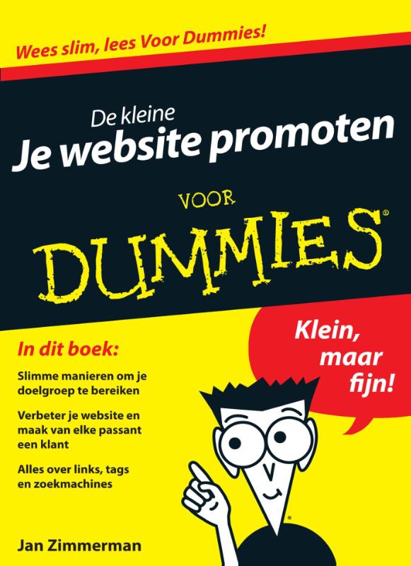 Omslag van De kleine je website promoten voor dummies