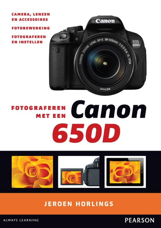 Omslag van Fotograferen met een canon 650D