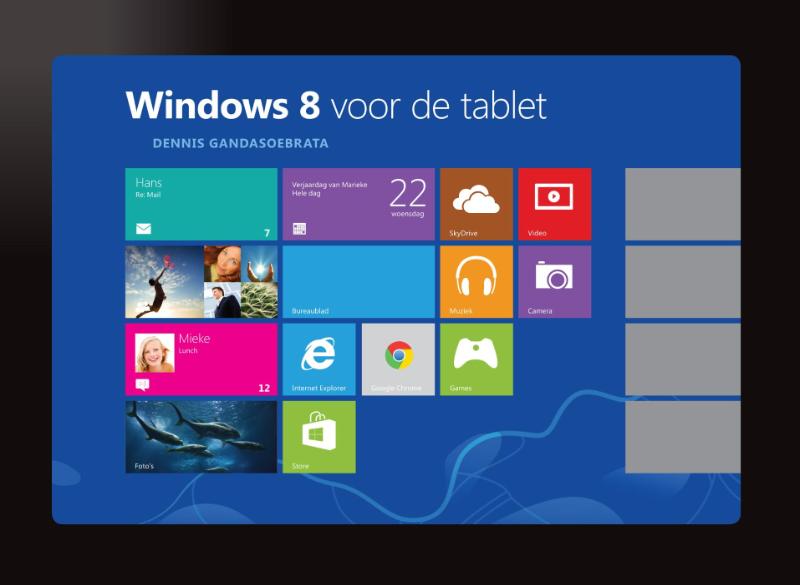 Omslag van Windows 8 - voor de tablet