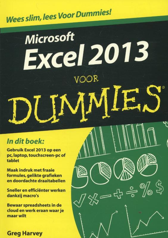 Omslag van Microsoft Excel 2013 voor Dummies
