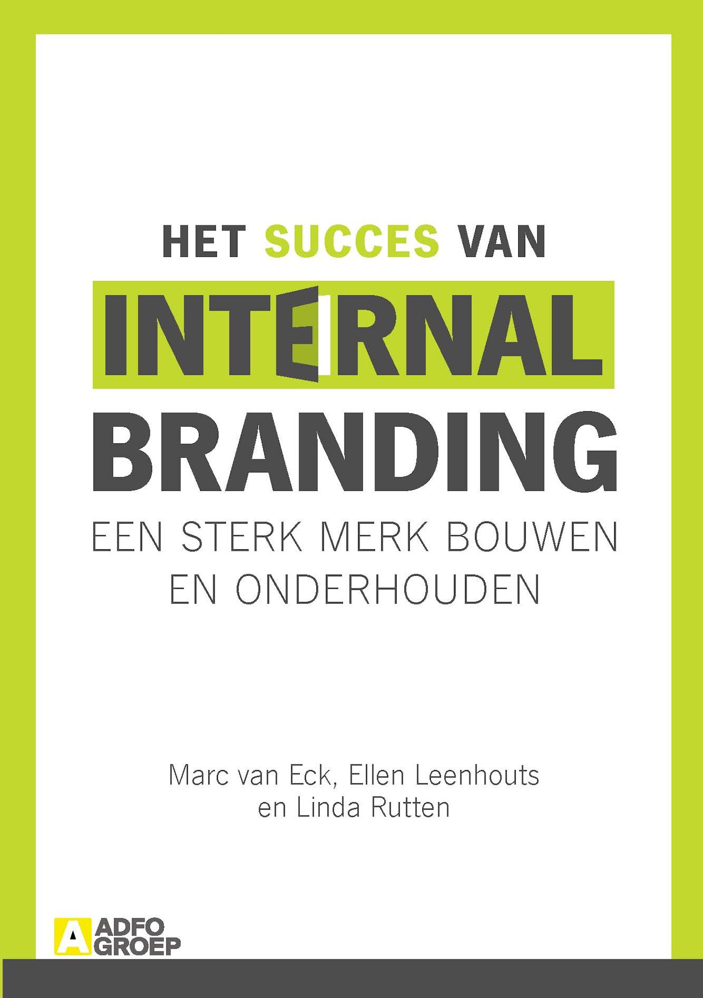 Omslag van Het succes van internal branding