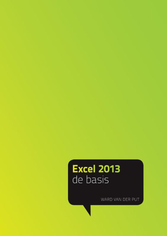 Omslag van Excel 2013