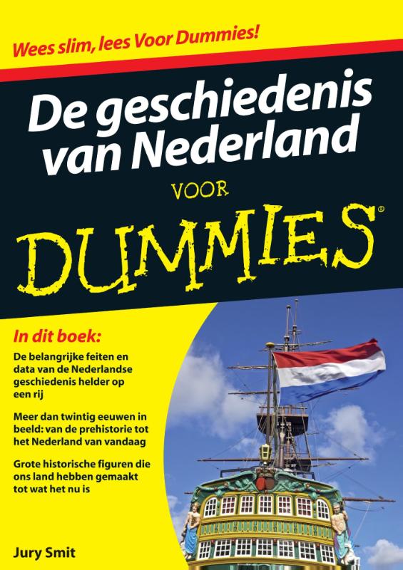 Omslag van De geschiedenis van Nederland voor Dummies