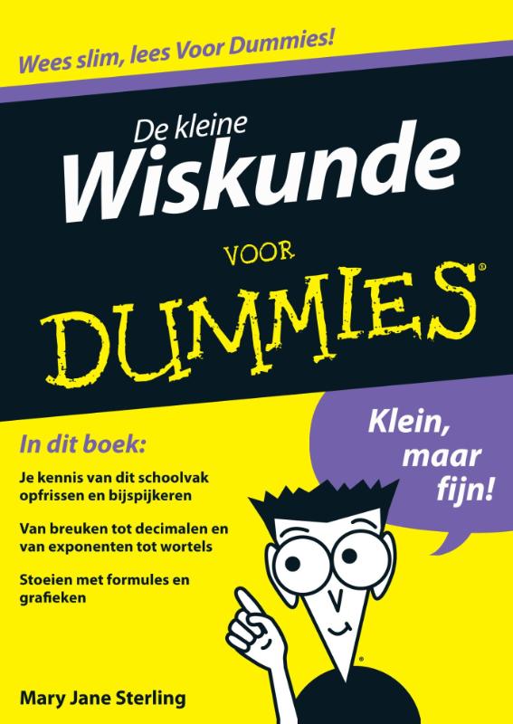 Omslag van De kleine wiskunde voor Dummies