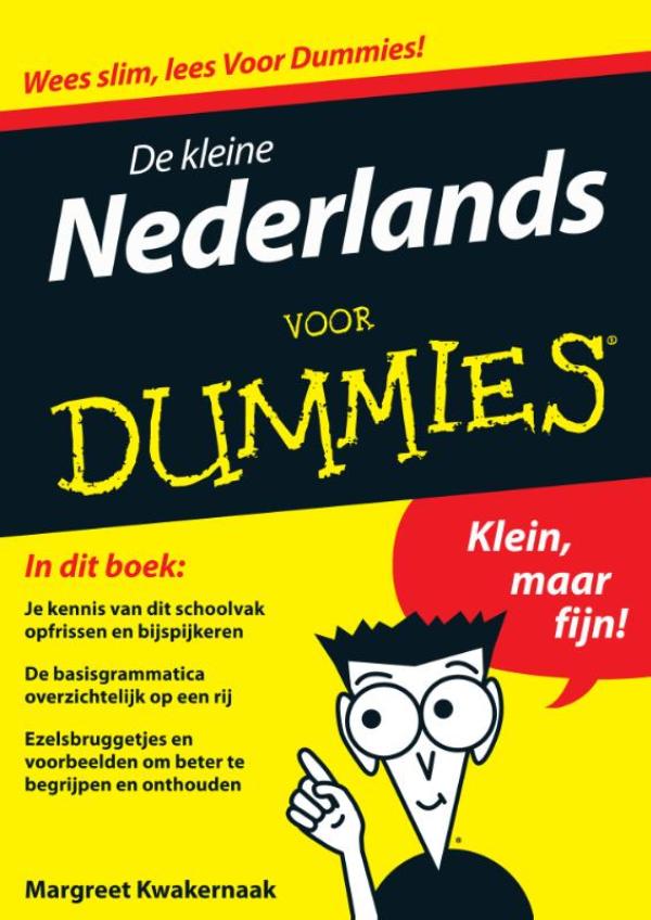 Omslag van De kleine Nederlands voor dummies