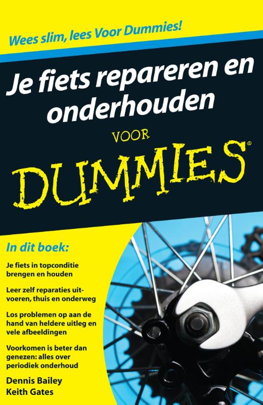 Omslag van Je fiets repareren en onderhouden voor dummies