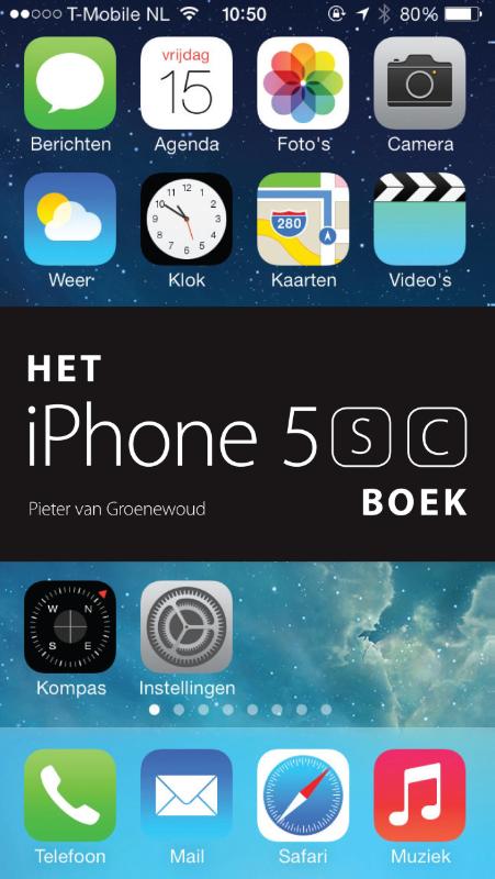 Omslag van Het iphone 5s/5c boek