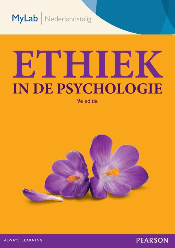 Omslag van Ethiek in de psychologie