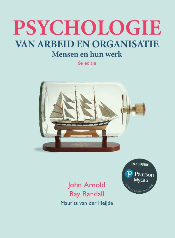 Omslag van Psychologie van arbeid en organisatie, 6e editie met MyLab NL toegangscode