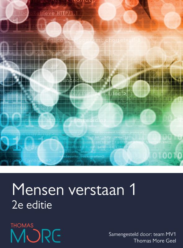 Omslag van Mensen verstaan 1, 2e custom editie Thomas More college
