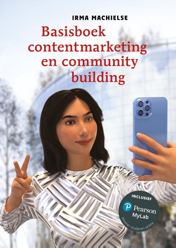 Omslag van Basisboek contentmarketing en community building met MyLab NL toegangscode