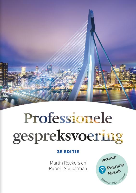 Omslag van Professionele gespreksvoering, 3e editie met MyLab NL toegangscode