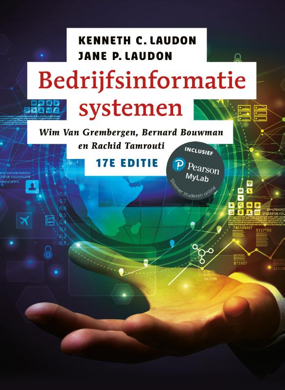 Omslag van Bedrijfsinformatiesystemen, 17e editie met MyLab NL