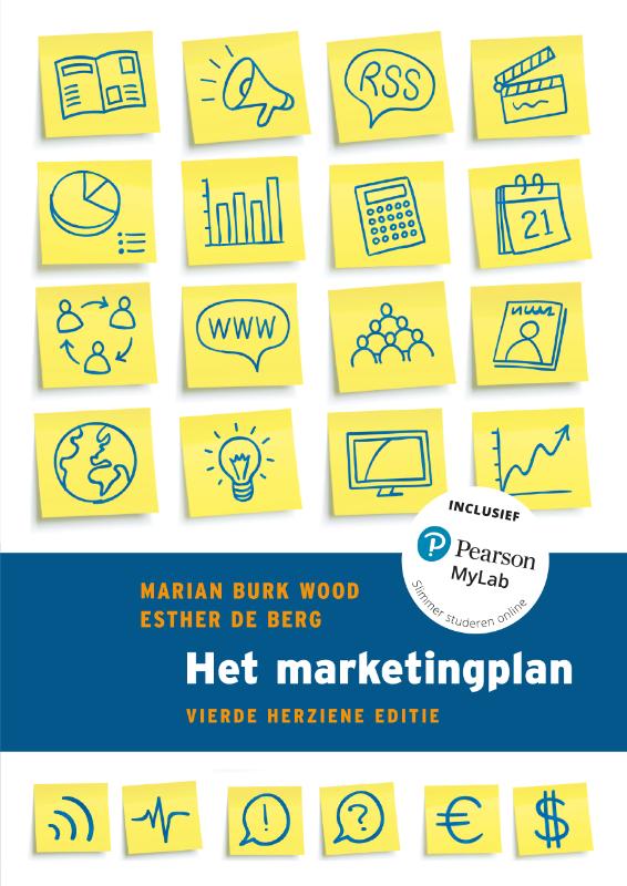 Omslag van Het marketingplan, 4e herziene editie met MyLab NL