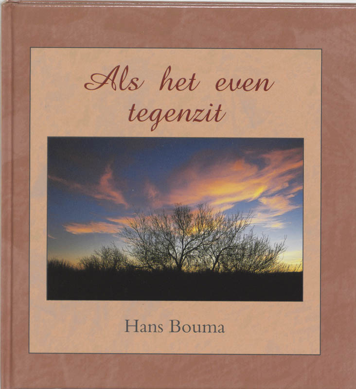 Omslag van Als het even tegenzit