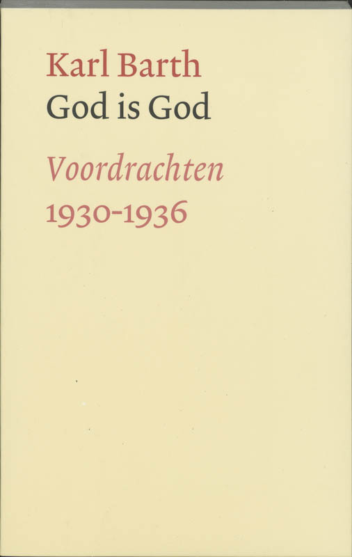 Omslag van God is God